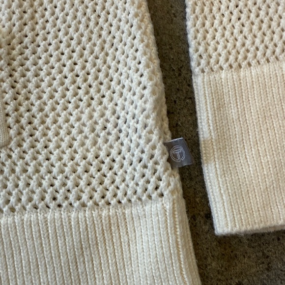 T by Talbots Cream lightweight Sweater - Picture 3 of 8